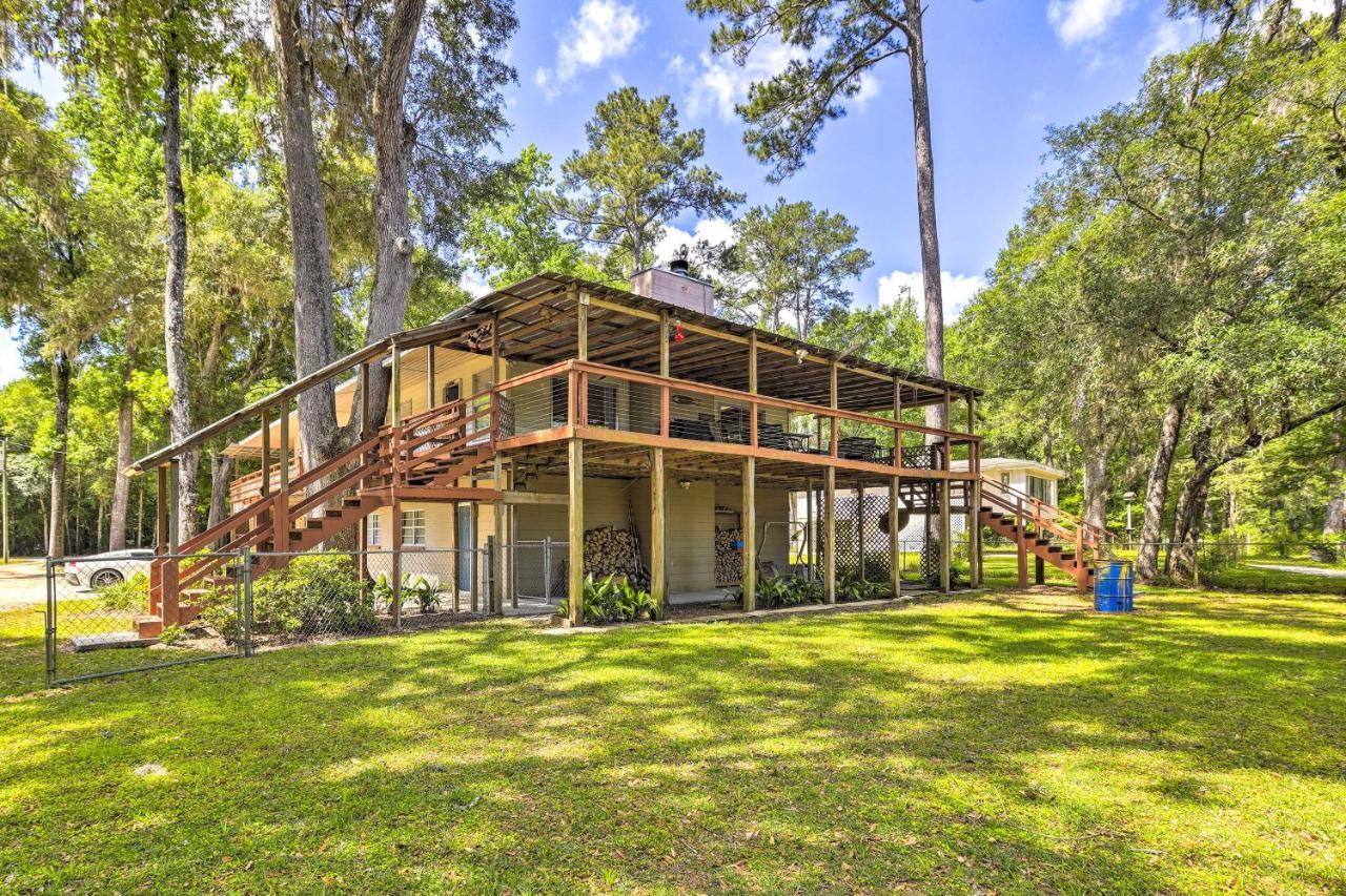 Charming Abode With Dock On The Suwannee River Bell Zewnętrze zdjęcie