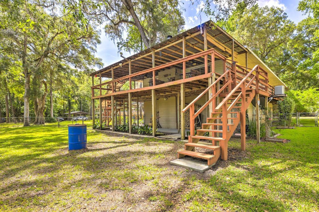 Charming Abode With Dock On The Suwannee River Bell Zewnętrze zdjęcie
