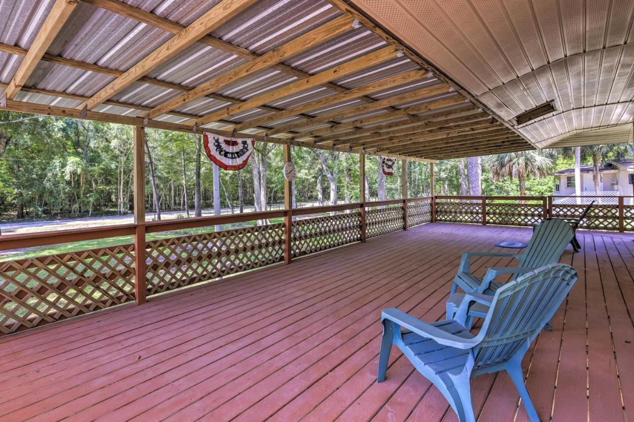 Charming Abode With Dock On The Suwannee River Bell Zewnętrze zdjęcie